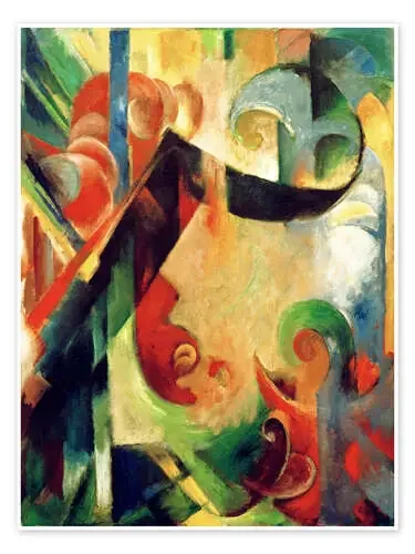 Broken Shapes de Franz Marc akg-images