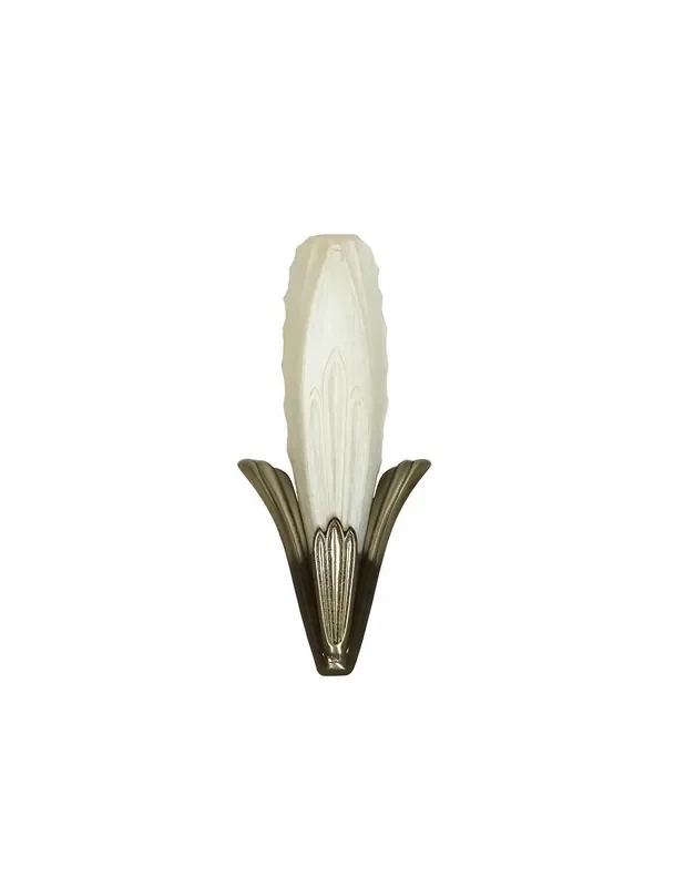 Bronce Aplique Tulipa Hoja