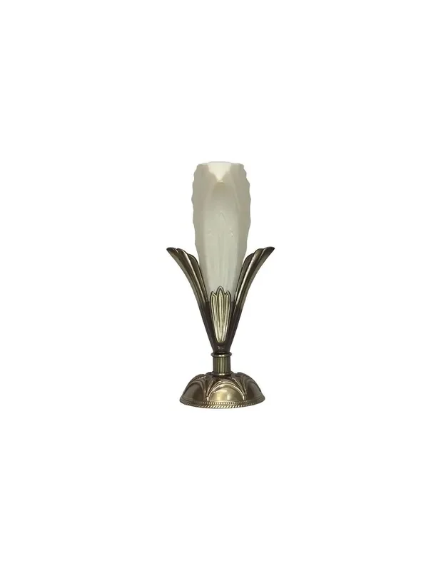 Bronce Sobremesa Tulipa Hoja