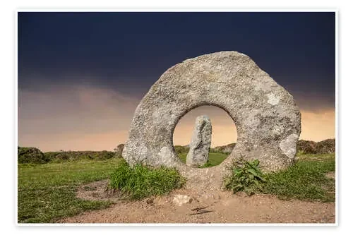 Bronze Age Monument Men-an-Tol, Cornwall (England) de Christian Müringer
