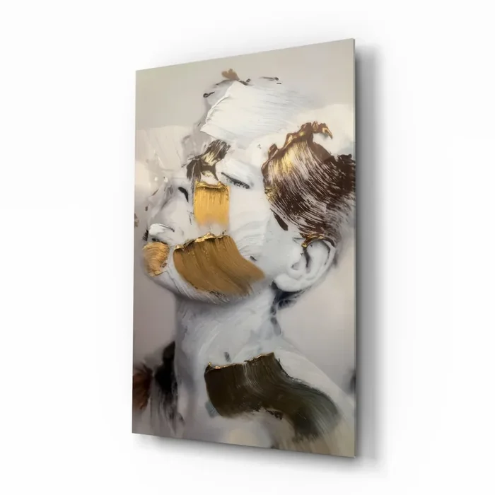 Brushed Face Glass Wall Art – 28.5 » x 18 «