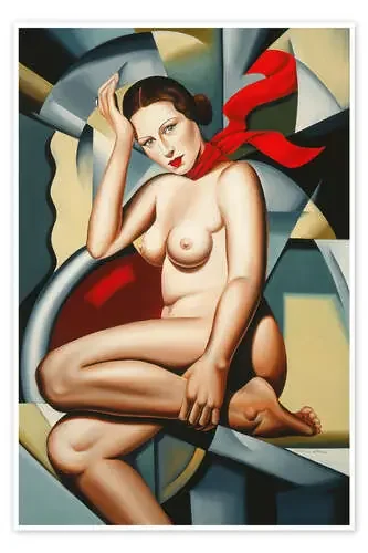 Bufanda naranja de Catherine Abel Bridgeman Images