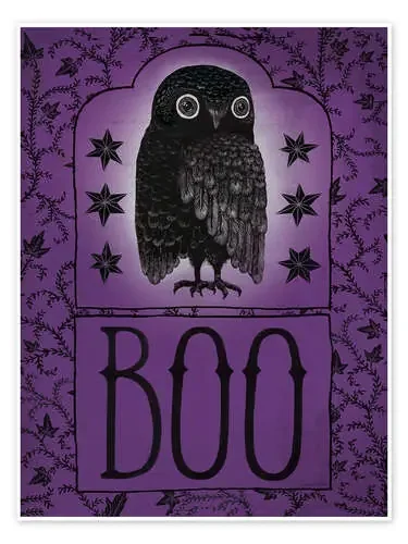 Búho de Halloween de Sara Zieve Miller Wild Apple Graphics