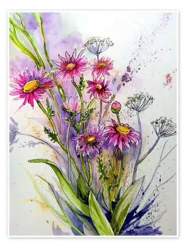 Bunte Margeriten de Burkhard Posanski