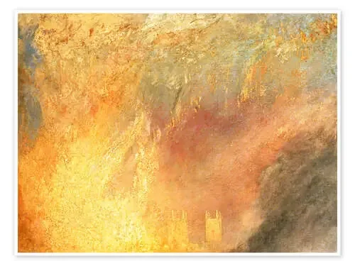 Burning of the Houses de Joseph Mallord William Turner Master Collection