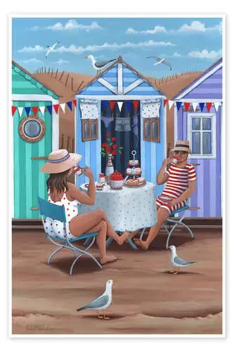 Cabañas en la playa 1 de Peter Adderley MGL Licensing