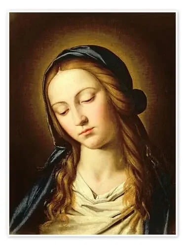 Cabeza de la madonna de Il Sassoferrato Bridgeman Images
