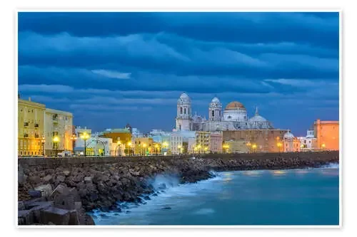 Cádiz al anochecer de Jörg Gamroth