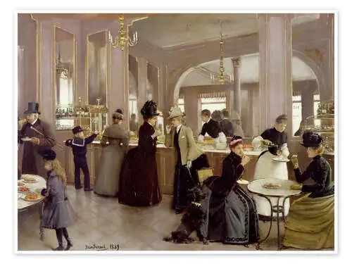 Café Gloppe de Jean Beraud Bridgeman Images