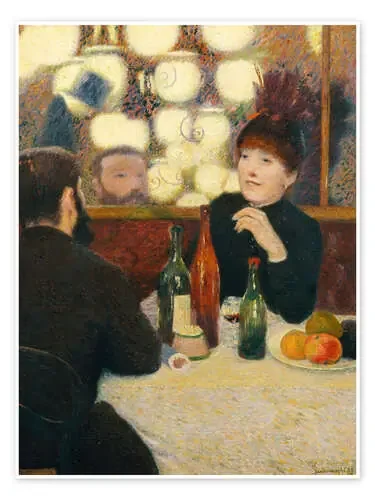 Cafè Nouvelle Athènes, Paris 1885 de Federigo Zandomeneghi Master Collection