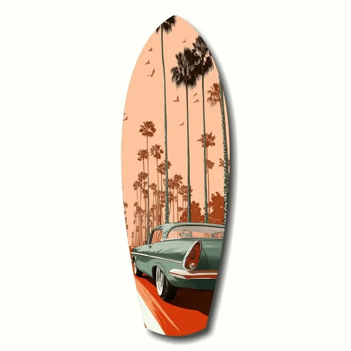 California Dreams V2 Glass Wall Art – 12 » X 35 «