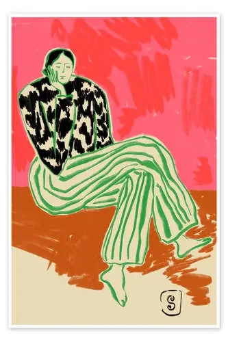 Calm Woman Portrait de Sandra Poliakov 1x