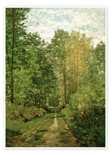Camino en el bosque de Claude Monet akg-images