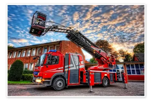 Camión de bomberos con escalera de Markus Will