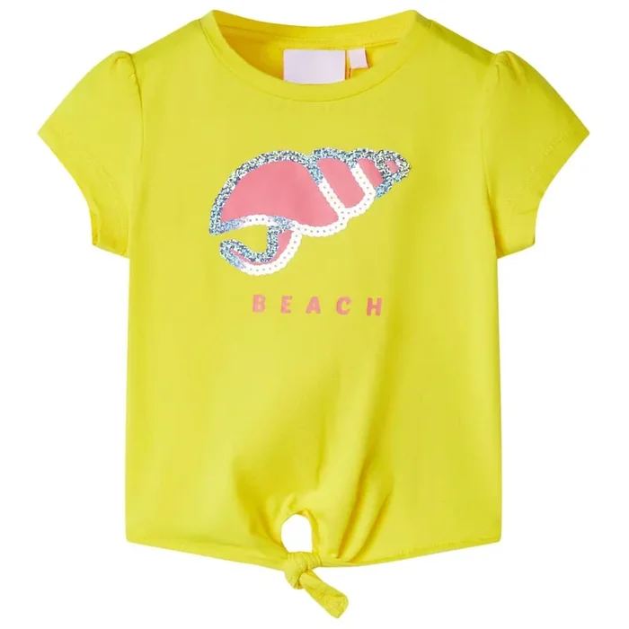 Camiseta infantil amarillo 116 (2)