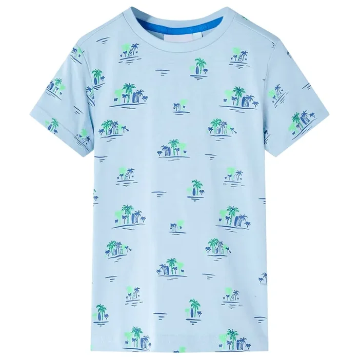Camiseta infantil azul claro 104 (3)