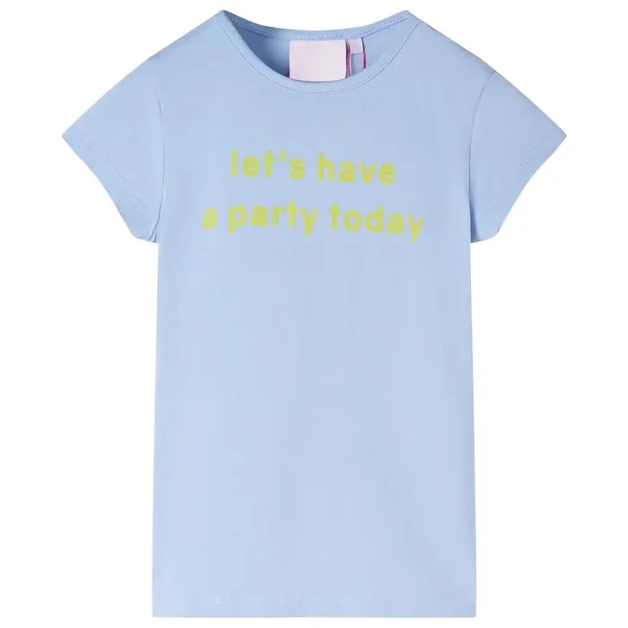 Camiseta infantil azul claro 104 (5)
