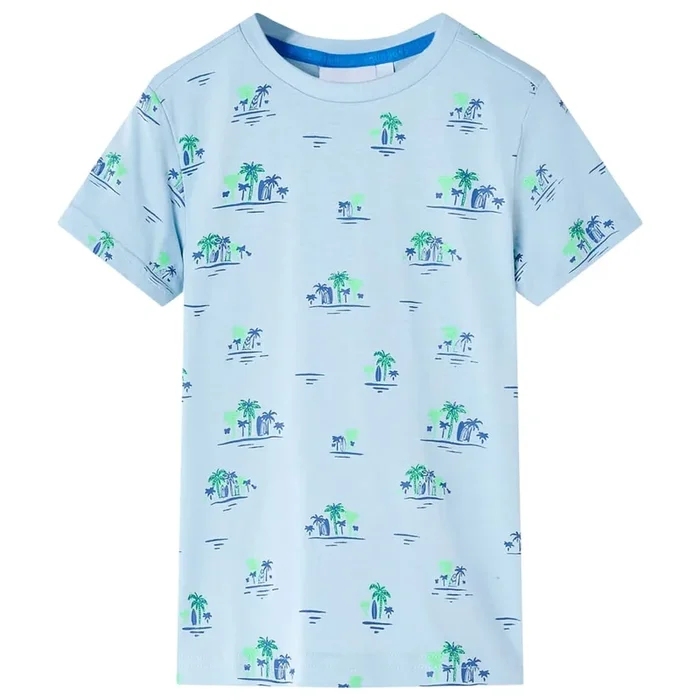 Camiseta infantil azul claro 92 (3)