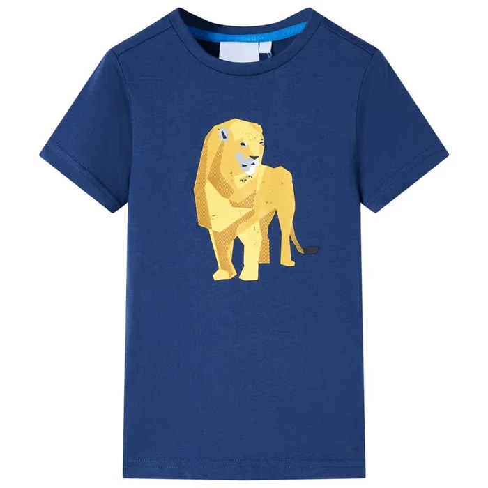 Camiseta infantil azul oscuro 128 (3)