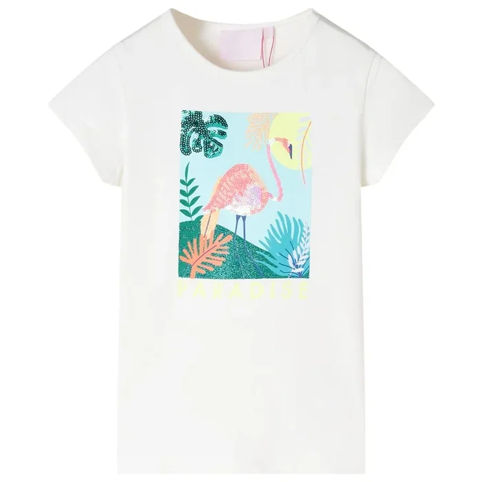 Camiseta infantil color crudo 116 (17)
