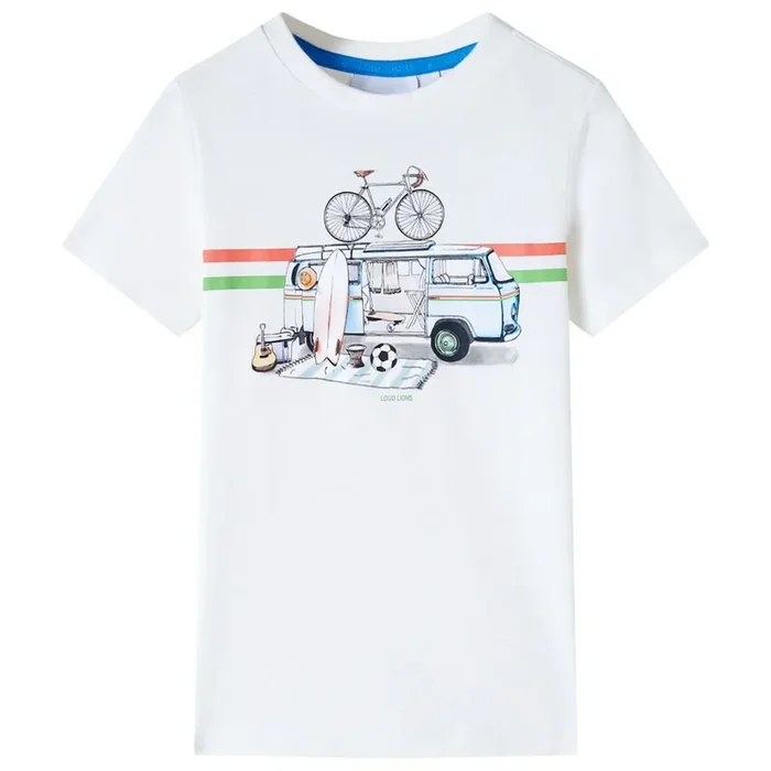 Camiseta infantil color crudo 128 (10)