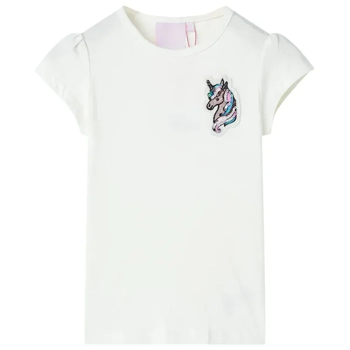 Camiseta infantil color crudo 128 (16)