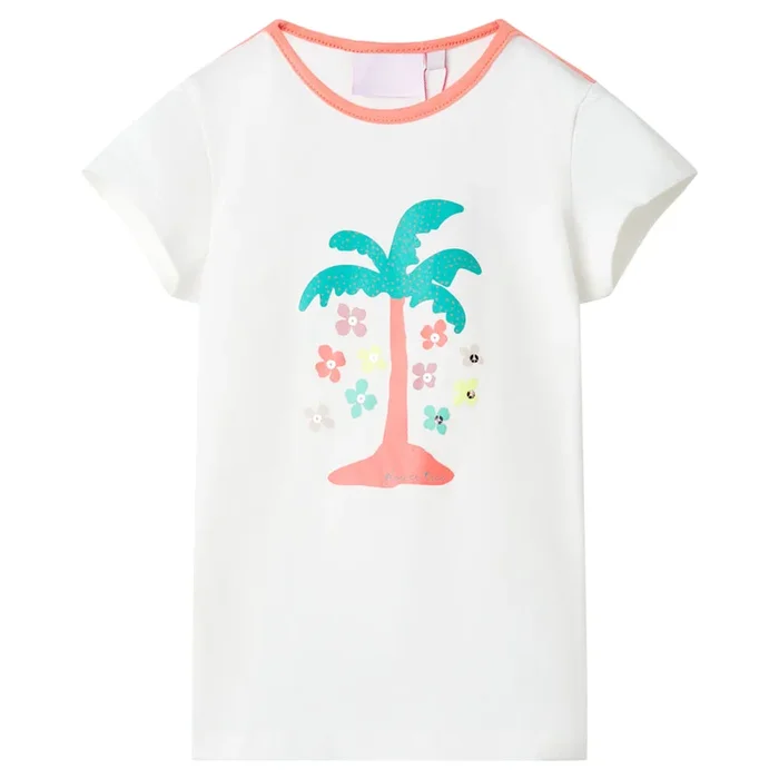 Camiseta infantil color crudo 128 (19)