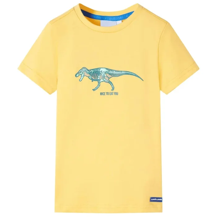 Camiseta infantil ocre claro 92 (2)