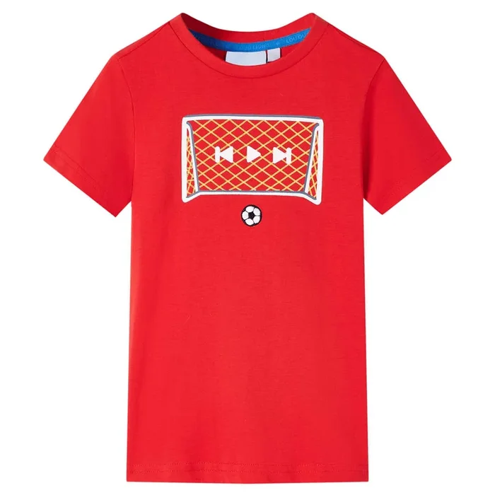 Camiseta infantil rojo 140 (3)