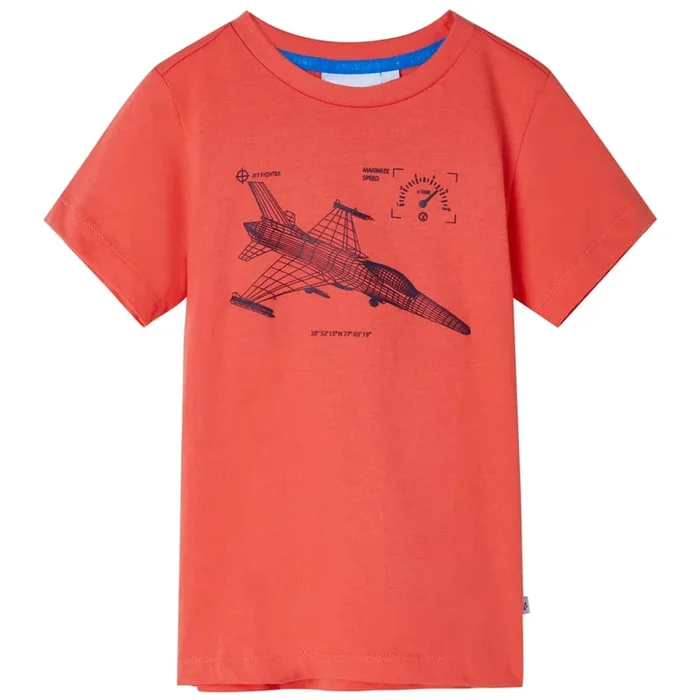 Camiseta infantil rojo claro 140