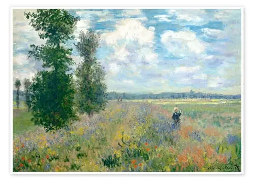 Campo de amapolas de Claude Monet Master Collection