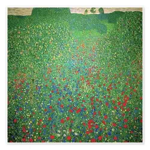 Campo de amapolas de Gustav Klimt Master Collection