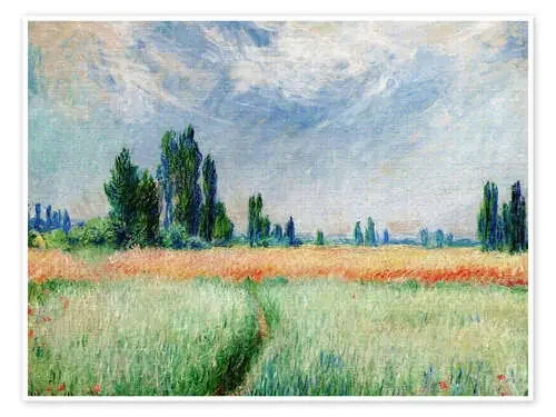 Campo de trigo de Claude Monet Master Collection
