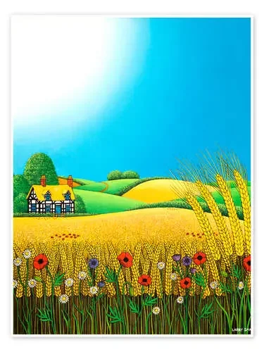 Campos de trigo de Sussex de Larry Smart Bridgeman Images