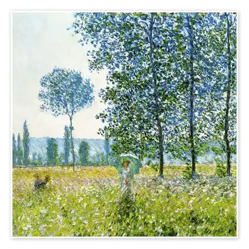 Campos en primavera de Claude Monet Master Collection