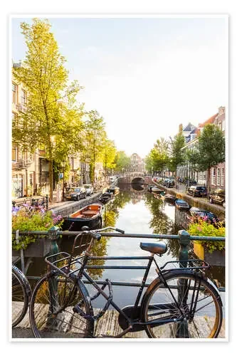 Canal de Ámsterdam de Dieterich Fotografie
