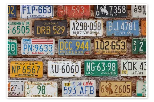 Car Plates de Rainer Mirau