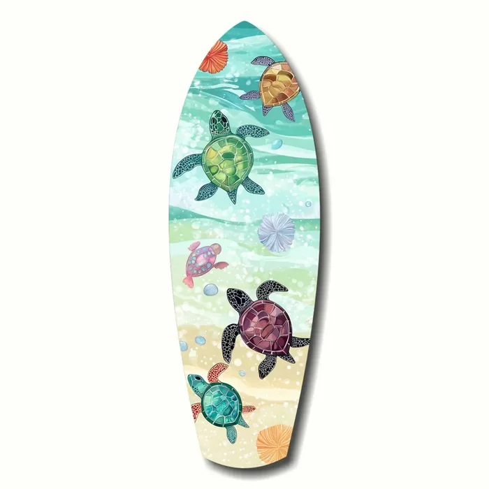 Caretta Caretta Glass Wall Art – 12 » X 35 «