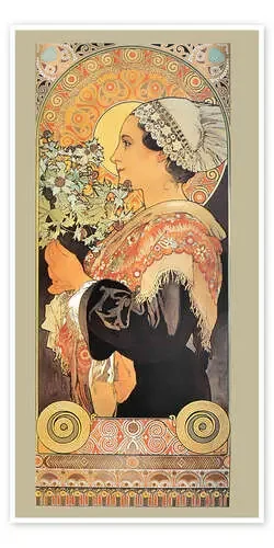 Carlina de Alfons Mucha Master Collection