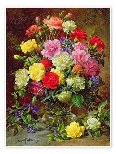Carnations of Radiant Colours de Albert Williams Bridgeman Images