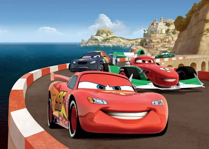 Cars rojo, azul y beige de Disney – 600961