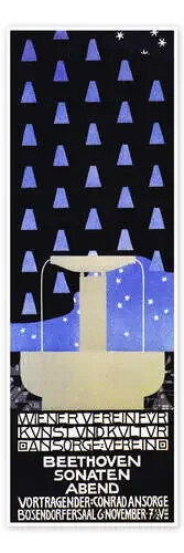 Cartel de Beethoven de Koloman Moser Master Collection
