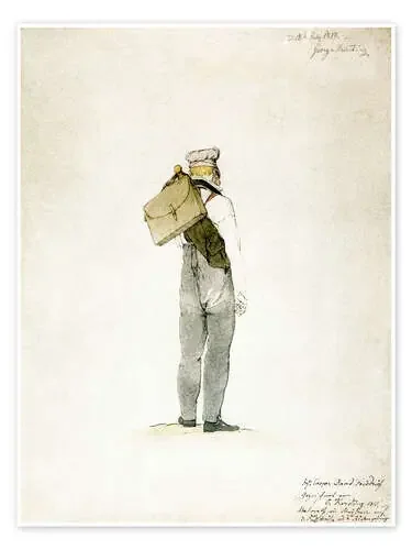 Caspar D. Friedrich on a hiking trip in the Riesengebirge de Georg Friedrich Kersting akg-images