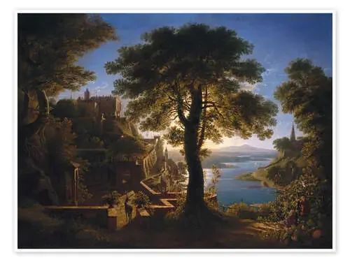 Castle on the River de Karl Friedrich Schinkel Master Collection