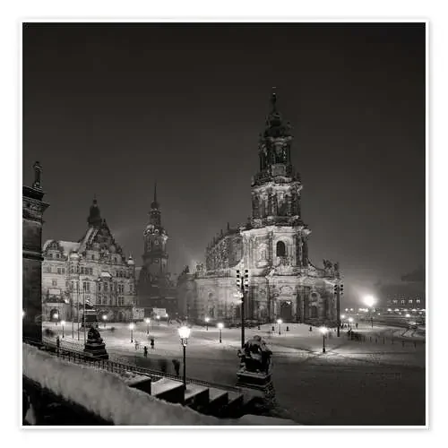 Catedral de Dresde en invierno Editors Choice