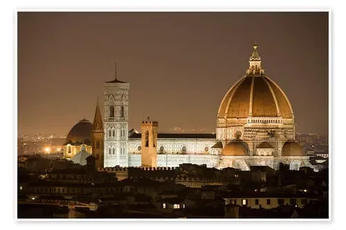 Cathedral of Florence at night Editors Choice