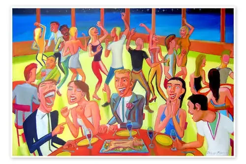 Cena entre amigos 2014 de Diego Manuel Rodriguez