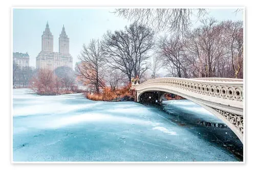 Central Park Winter, Bow Bridge de Sascha Kilmer