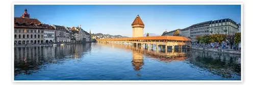 Chapel Bridge in Lucerne de Jan Christopher Becke