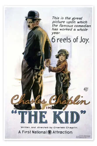 Chaplin El chico, 1920 Granger Collection